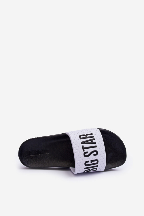 Classic Women's Slippers Big Star MM274713 White-Black