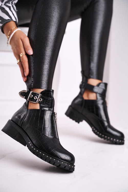 Women’s Boots With Cut Out Black Joan