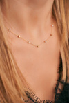 Women's Gold Necklace Chain Gems Christine
