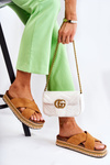 Women's Suede Slippers On The Platform Camel Jossie