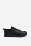 Kids' Leather Trainers Black Poliana