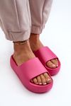 Women's Thick Sole Beige Slides Oreithano