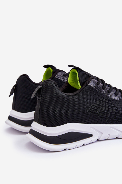 Men's Classic Sports Shoes Black and White Santiago