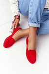 Suede Loafers Sergio Leone MK722 Red