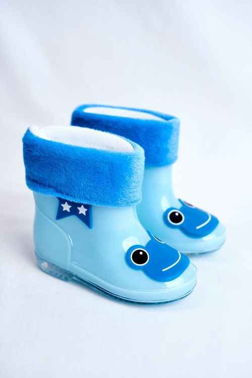 Children's Rubber Galoshes boots blue Frog
