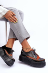 Women's Leather Brogues Maciejka 5074A-01 Black