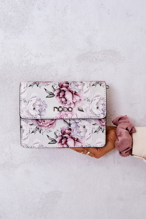 Bag NOBO NBAG-M1070-CM04 White With Flowers