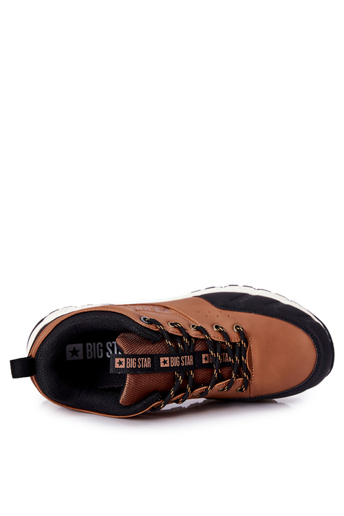 Buty Sportowe Sneakersy Big Star Brązowe II174180