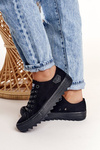 Women's Sneakers On A Chunky Sole BIG STAR FF274248 Black