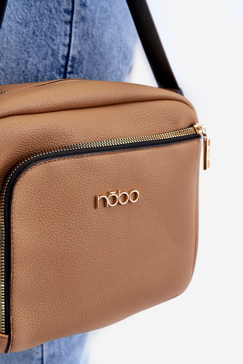 Crossbody Bag Made of Eco Leather NOBO BAGP990-K015 Brown