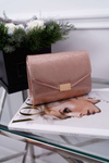 Women's Handbag Champagne Lacquered Stylish Clutch Bag