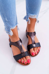 Women's Flat Sandals Black Verner