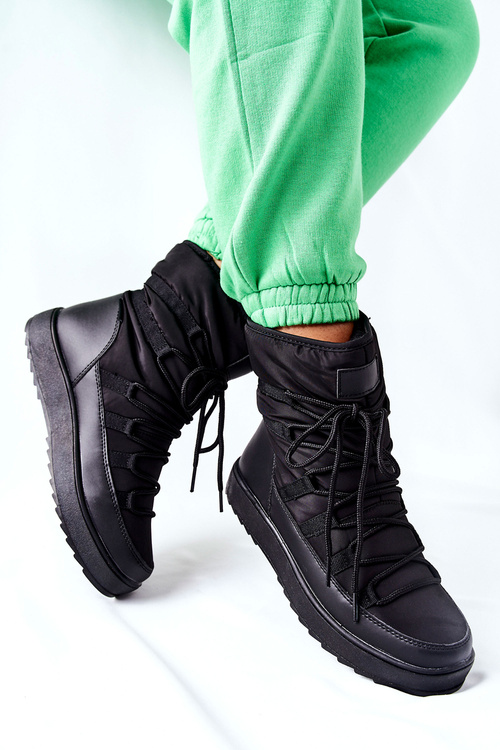 Women's Snow Boots Black Cironeus