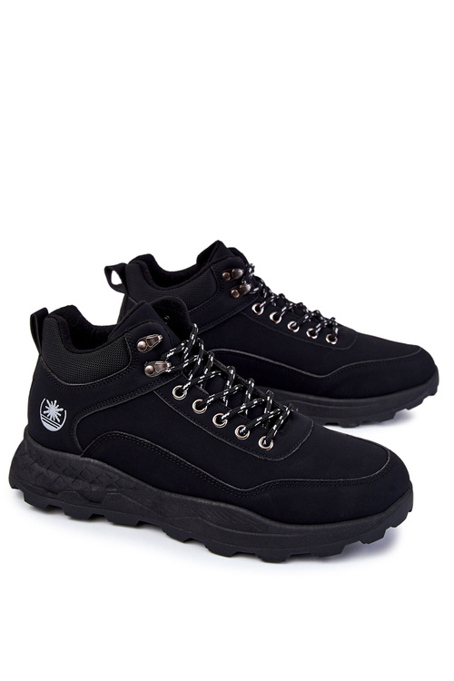 Men's Warm Trekking Shoes Trappers black Otto