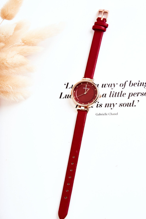 Women's Analog Watch Ernest Red