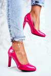 Sergio Leone Fuchsia Campbell Women's Lacquered Stiletto Stiletto Pumps
