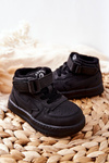 Children's Insulated High Sneakers Black Clafi