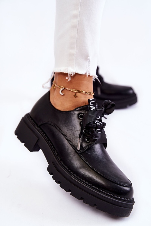 Women's leather Shoes La.Fi 210004B-PU Black