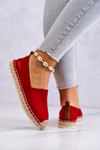 Espadrilles On A Braided Sole Big Star HH274494 Red