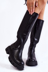Women's Boots On The Platform Black Milania