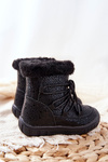 Fleece-lined Snow boots Black Stars