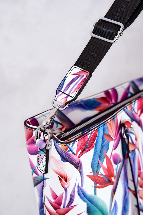 Torebka Klasyczna Duża Multi-Biała NOBO M1330-CM00