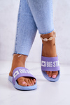 Women's Slippers Big Star JJ274A525 Violet-Blue