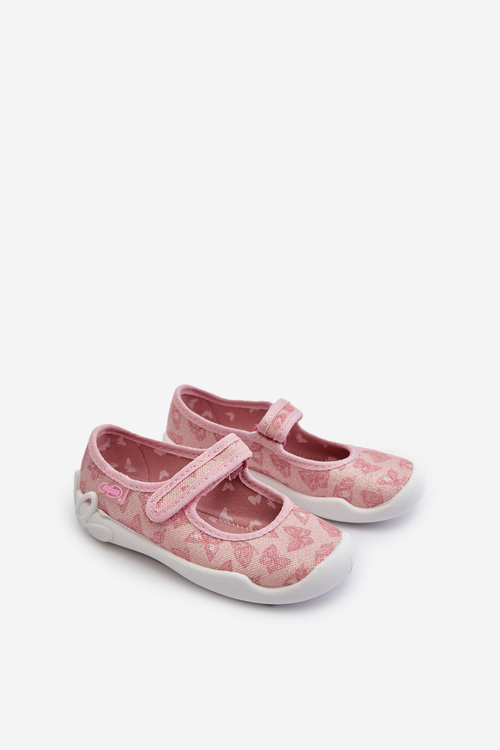 Children's Slippers Ballerinas Butterflies Befado 114X526 Pink