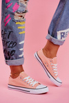 Women's Classic Sneakers Salmon Omerta