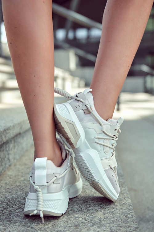 Women's Sneakers Sport Shoes Beige Someday