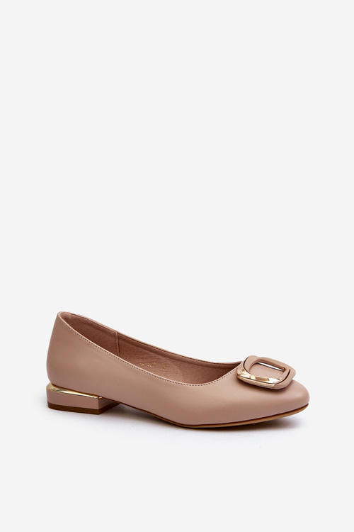 Ballerinas With Buckle Sergio Leone BL203 Beige