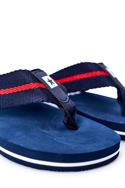 Men's Slippers Flip-Fops Big Star FF174478 Navy