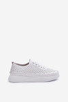 White Leather Platform Sneakers S.Barski LR278