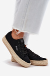 Ladies Sneakers With Braiding Lee Cooper LCW-25-44-3216 Black