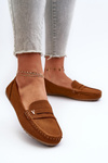 Mokasyny Klasyczne Damskie Camel Iramarie DF879