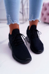 Women's Sports Shoes Black Hello