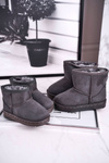 Children's Insulated Snow Boots Grey Gooby