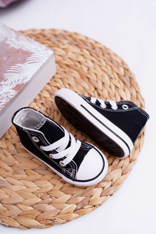 Kids High Sneakers Black Filemon