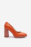 Pumps On Stiletto Laura Messi 2746 Orange