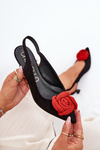 Suede Elegant High Heels CheBello 4666 Black