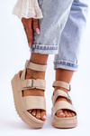 Women's Sandals With Strap Beige Hever