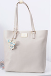 Handbag Women's Beige Shopper Bag to Hand