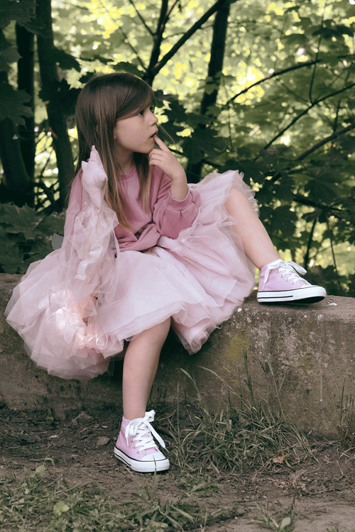 Children's High Sneakers Pink Filemon