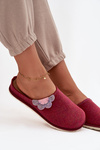 Women's slippers with flower Inblu CS000043 Bordeaux