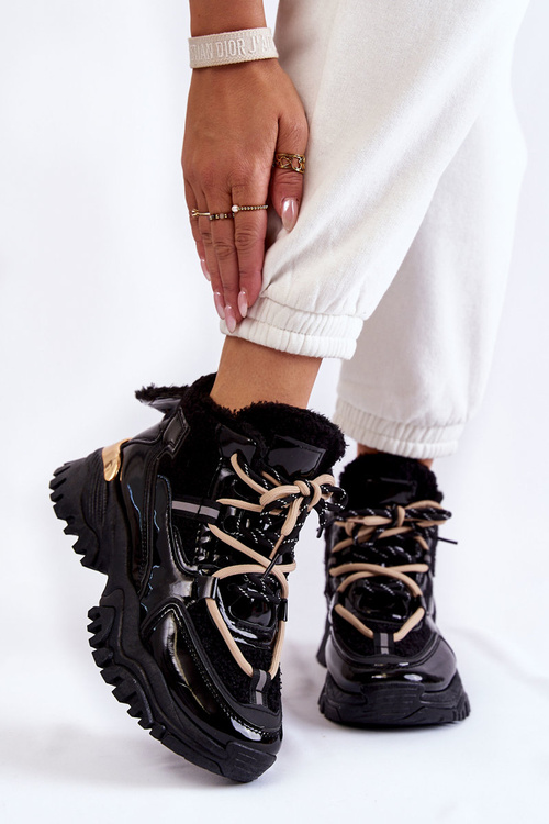 Women's Insulated Sports Boots Black Edora