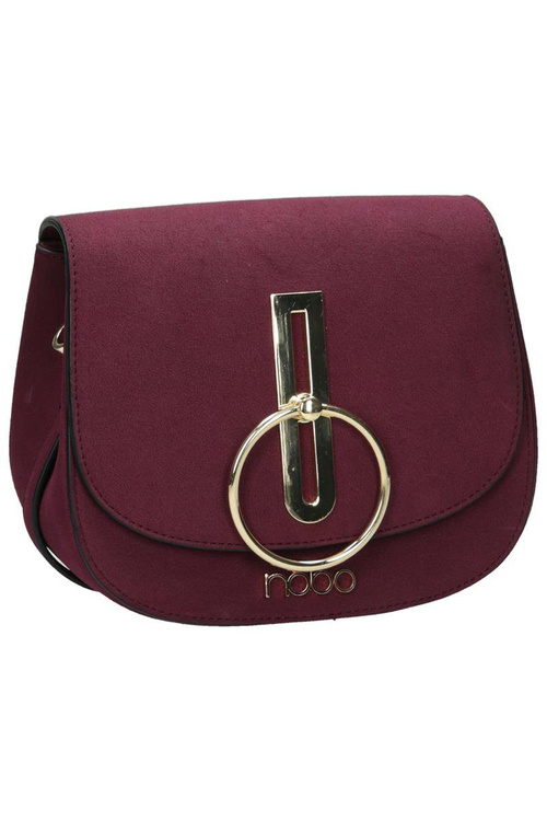 Women's Suede Handbag Maroon NOBO NBAG-F0180-C005