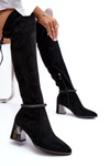 Women's Over-the-Knee Boots on Heel D&A MR870-65 Black