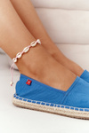 Espadryle Pleciona Podeszwa Big Star Niebieskie DD274A152