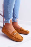 Women's Comfort Camel Suede Moccasins Anzio