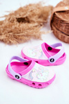 Children's Shoes Foam Slides Pink Ponies Pony